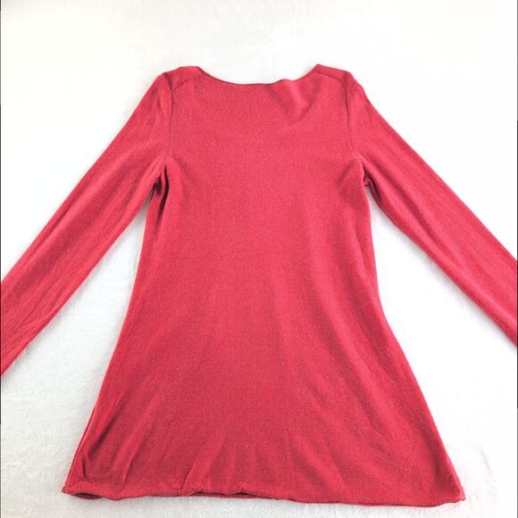 Eileen Fisher Silk Cashmere Stretch Tunic MinimalistLuxe Burnt Orange Women's M - Picture 7 of 7